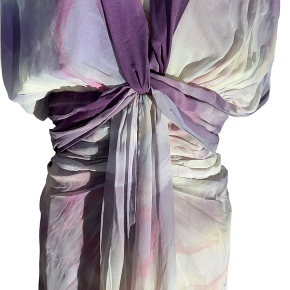 Roberto Cavalli NWT “Abito” lilac silk dress in size 42 (US size 6). Gorgeous - Picture 14 of 15
